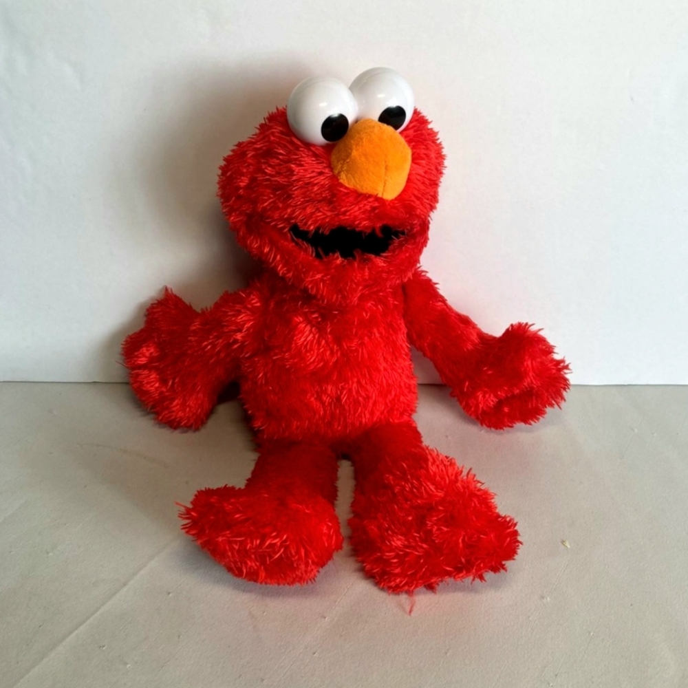 Hasbro Tickle Me Elmo Plush Sesame Street Workshop Toys Tested Works 15 Inch